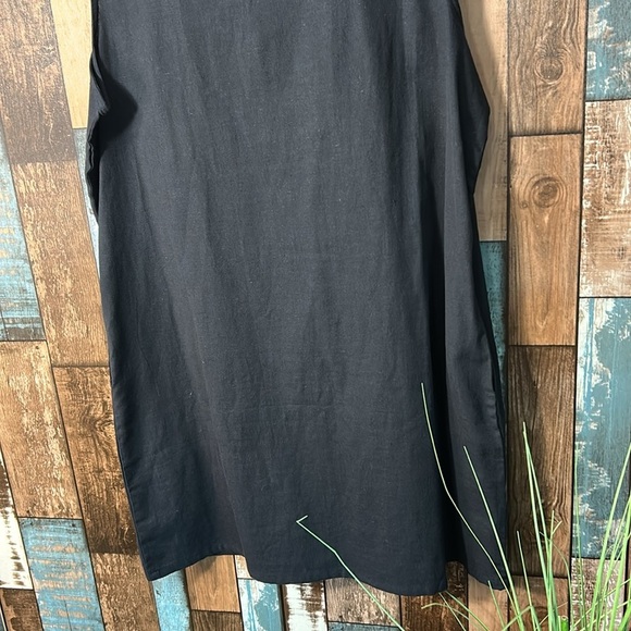 Charlie Page large navy lace trim V-neck dress - Picture 14 of 15